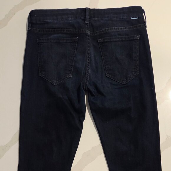 MOTHER: The Looker Skinny Jeans Dark Indigo: Size 28 - Picture 2 of 5